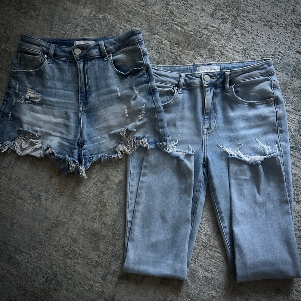 Risen Jeans Bundle - Nicole Jeans (7/28) Ryder Shorts (M)